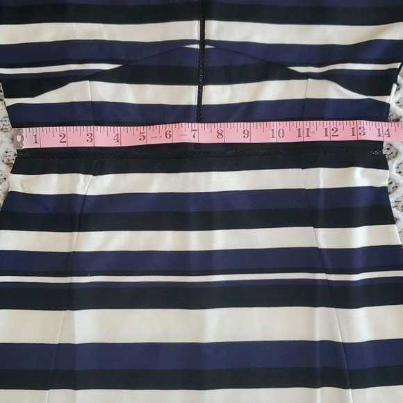 French Connection Striped Sheath Mini Dress NWT - Picture 6 of 17